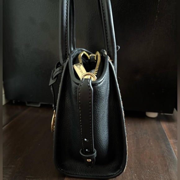 Michael Kors Women's Mini Avril XS Cheetah Leather Satchel Crossbody Bag - Picture 3 of 11